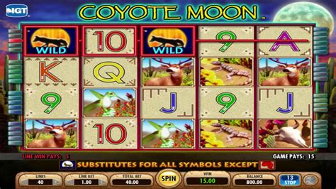 coyote moon free slots|coyote moon slots youtube.